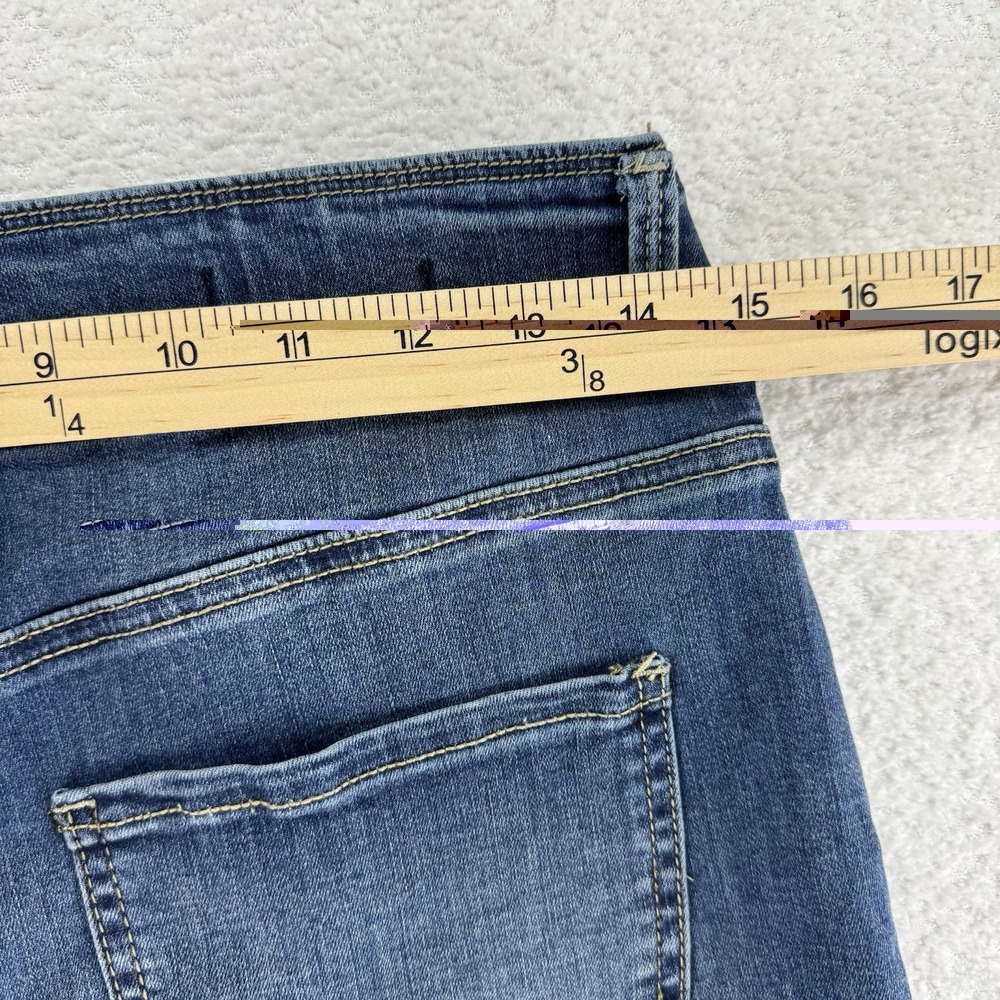 NYDJ Cool Embrace Wide Leg Denim Crop Jeans 8P Seredipity Blue - Picture 12 of 12